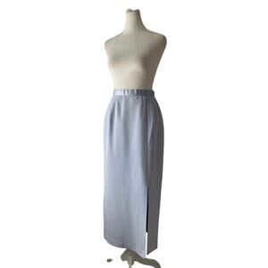 Vintage Y2K Sassco Light Blue Midi Pencil Skirt